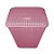 Cesto P/ Roupa Suja Retangular 72 Lts Rattan C/ Tampa Rosa - Imagem 3