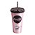 Copo 700 ML Estampa Coleção Coca-Cola Com Tampa e Canudo - Imagem 3