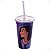 Copo Infantil Divertido Para Colorir 500ml C/ Tampa e Canudo - Imagem 5