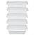 Kit 5 Potes Para Alimentos 240 ml Transp. Com Tampa Multiuso - Imagem 2