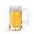 Caneca 380 Ml de Vidro Temperado Com Alça para Chopp Beer - Imagem 2
