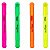 Kit 04 Canetas Marca Texto Fluorescente Cera Gel Não Mancha - Imagem 1
