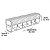 Organizador Multiuso de Parede Tipo Gaveta C 6 Nichos - Imagem 4