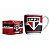 Caneca Porcelana Com Pegador Luva 360ML Time São Paulo FC - Imagem 1