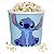 Pote Para Pipoca Do Stitch Disney  2,1 Litros 15CM Multiuso PLASUTIL 015833 - Imagem 2