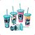 Copo Refri Decorativo Stitch Disney 500 ML Com Canudo - Imagem 1