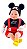 Boneco Mickey Mouse em Vinil Classic Dolls Recém Nascido Roma - Imagem 5