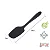 Espátula Culinária Reta Multiuso Silicone 28cm Preto - Imagem 3