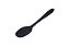 Colher Preta de Silicone 28CM Bpa Free Resistente 240º - Imagem 1