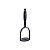 Amassador de Legumes Profissional Nylon Preto 26cm - Imagem 1