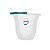 Balde Multiuso Hydrus 8,5 litros Transp. 29x26 Cm Sanremo - Imagem 2