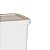 Lixeira Línea 3,5L Branca Cesto Multiuso Com Tampa 21CM - Imagem 2