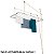 Kit Para Varal de Teto 13m Corda Nylon com Roldanas e Buchas - Imagem 3
