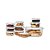 Conjunto Com 10 Potes Organizadores de Alimento - Imagem 1