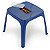 Mesa Mesinha Infantil Com Porta Objetos Azul 47Cm Resistente - Imagem 1