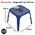 Mesa Mesinha Infantil Com Porta Objetos Azul 47Cm Resistente - Imagem 2