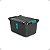 Caixa Grande Organizadora E Multiuso 27 Litros Cor Preta - Imagem 1