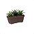 Floreira Sampa para jardim 40 X 17 CM Taupe Vasart - Imagem 2
