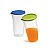 Copo Medidor Multiuso Transparente Tampa Branca e Bico 500ML - Imagem 4