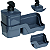 Dispenser Porta Detergente e Esponja Flat 500ML Cor Chumbo - Imagem 1