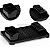 Escorredor De Louça e Pratos Flat Modular 6 Pratos Cor Preto - Imagem 1
