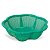 Cesto Fruteira De Centro de Mesa Cor Verde Plastico Arqplast - Imagem 3