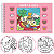 Livro Para Colorir e Pintura Bobbie Goods - Comfy & Cozy Pink - Imagem 1