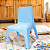 Cadeira Poltrona Infantil Educativa Confort De Plástico Azul Injeplastec 2703 - Imagem 4