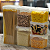 Kit 6 Potes Modulares Porta Mantimentos Bpa Free Tampa Rosa - Imagem 2