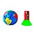 Apontador Escolar Globo Terrestre Mapa Mundi Terra Colors - Imagem 3