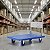 Carrinho Plataforma De Carga Reforçado Dobrável 300kgs Cor Azul - Imagem 6