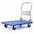 Carrinho Plataforma De Carga Reforçado Dobrável 300kgs Cor Azul - Imagem 2