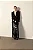 VESTIDO LONGO DECOTE V LAME PRETO - Imagem 1