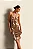 Vestido Midi Franzido Ouro - Imagem 1