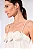 Vestido Midi Detalhe Busto Alpine Flower Liso Off White - Imagem 3