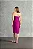 Vestido Tomara que Caia Franzido Vintage Magenta - Imagem 3