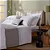 Jogo de cama S. King Buddemeyer 400 fios Luxus Savile Branco/Prata - Imagem 3