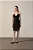 VESTIDO MIDI FRANZIDO FRONTAL - Imagem 1