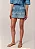 SHORT AZUL FEMININO CURTO DENIM CHAMBRAY - Imagem 3