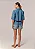 SHORT AZUL FEMININO CURTO DENIM CHAMBRAY - Imagem 4