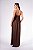 VESTIDO LONGO TIRAS MARROM - Imagem 2