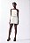 VESTIDO CURTO TOMARA QUE CAIA PEPLUM LISO OFF WHITE - Imagem 1