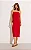 VESTIDO TUBO ALÇA REMOVIVEL VERMELHO - Imagem 1