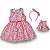 KIT Vestido Infantil + Vestido da Boneca - Rosa Confete - Imagem 1