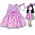 KIT Vestido Infantil COM Boneca de Pano - Sorvete - Imagem 1