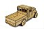 Toyota Bandeirante Quebra Cabeça 3d Mdf Brinquedo Coleção - Imagem 4