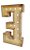 Kit 4 Letras Caixa MDF 3 e 6mm com 100cm de Altura e Furo para Lâmpadas - Imagem 5