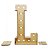 Kit 4 Letras Caixa MDF 3 e 6mm com 100cm de Altura e Furo para Lâmpadas - Imagem 2