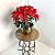 Flor do Natal em Cachepô Metal Rosa Gold - Imagem 2