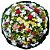 Coroa de Flores Colorida - Imagem 1